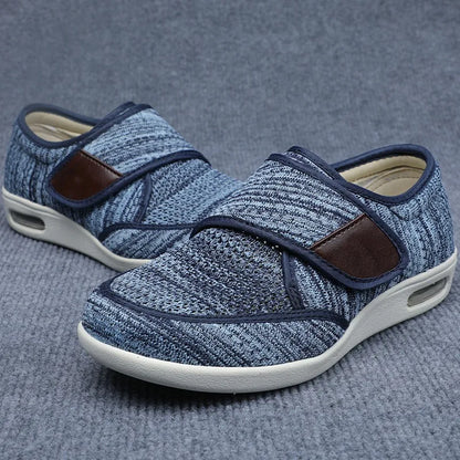 StrideEase Cushioned Walking Shoes side profile view